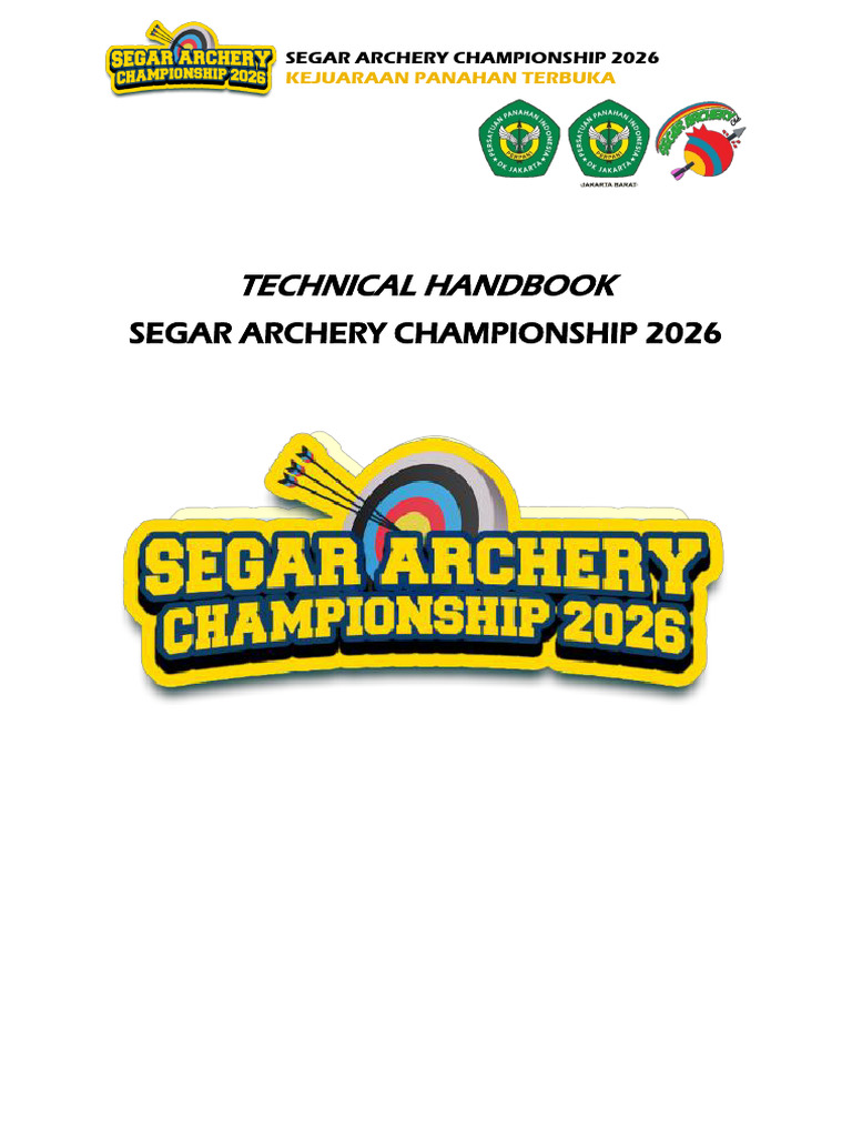 Technical Handbook Segar Archery Championship 2026 | PDF