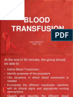 Wardclass Powerpoint Blood Transfusion