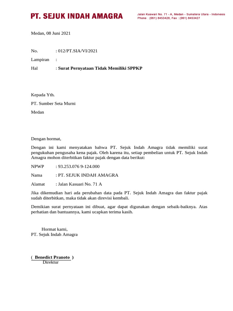 Surat Keterangan | PDF