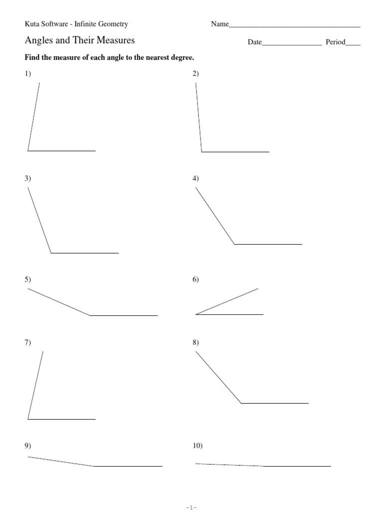 2-Angles and Their Measures | PDF