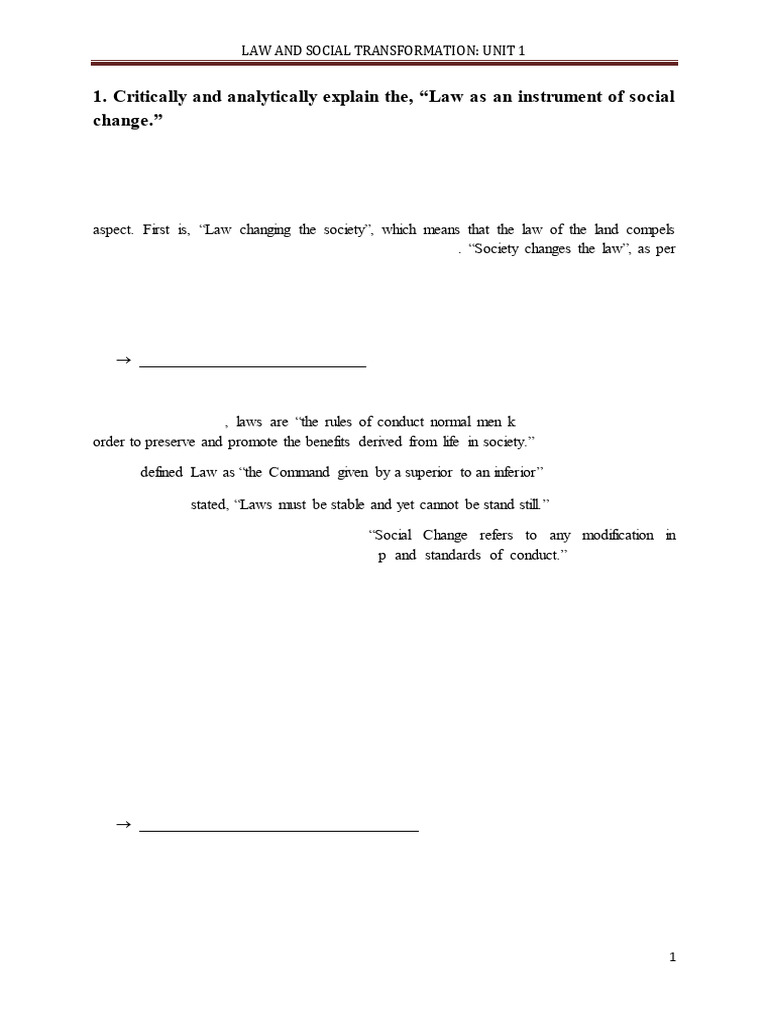 unit1-200317140826 | PDF | Precedent | Common Law