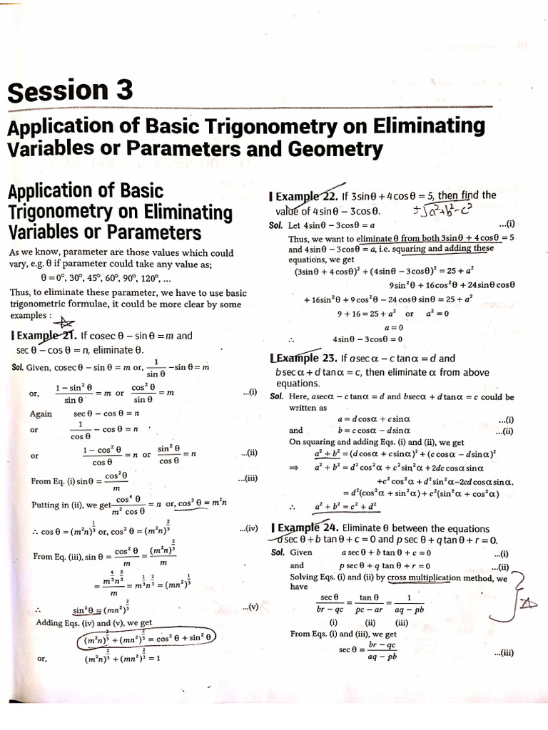 Trigonometric Functions and Ratios Part2 | PDF
