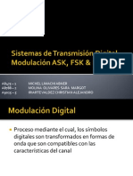 Sistemas de Transmisión Digital, Modulación ASK