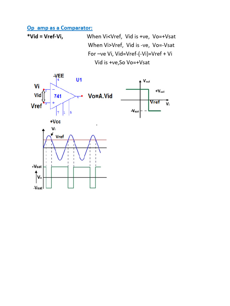 ECS Op Amp Comparator (1) | PDF