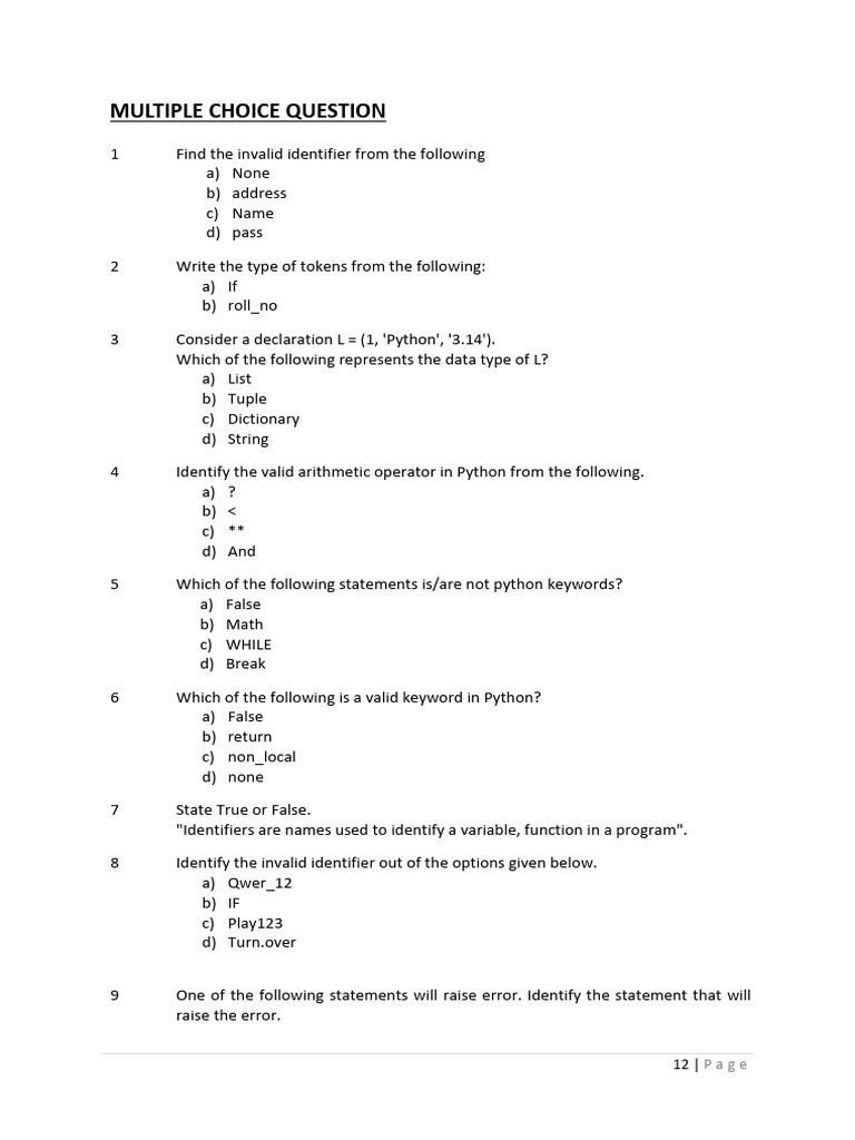 ASSIGNMENT Assignment1-RevisionTour12 20260204095124 | PDF | String ...