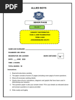 Grade 6 Mathematics Term 2 Test 2024 | PDF | Numbers | Arithmetic