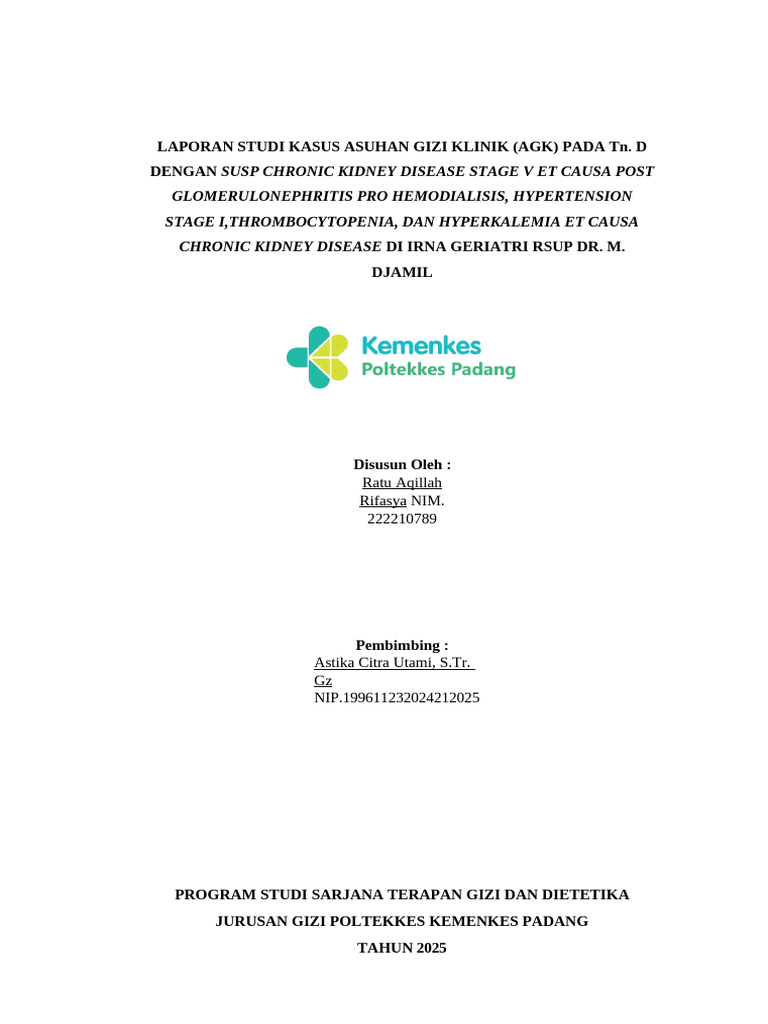 LAPORAN STUDI KASUS AGK TN.D - RATU AQILLAH RIFASYA (1) | PDF