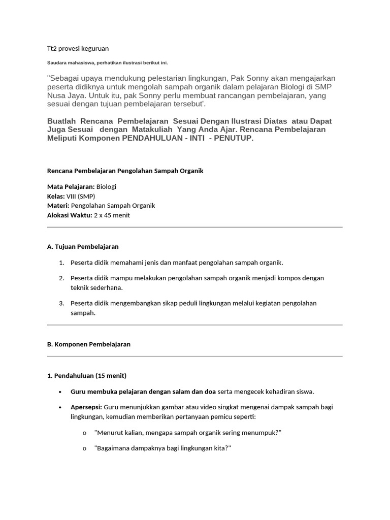 Tt2 Provesi Keguruan | PDF