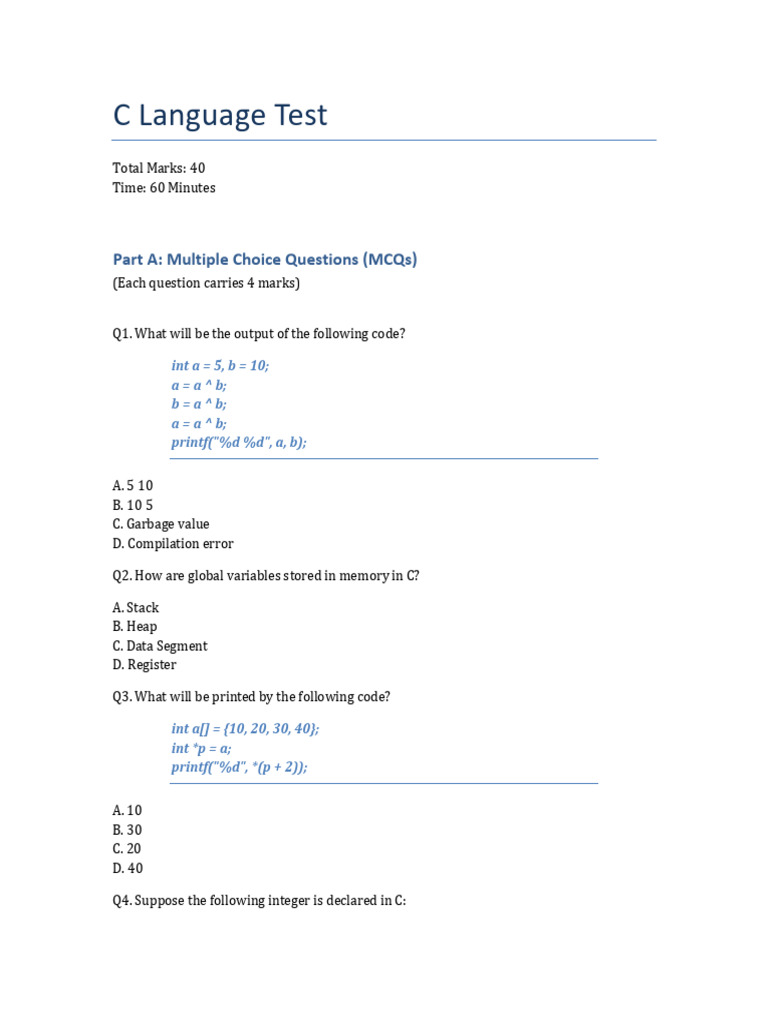 C_Test | PDF