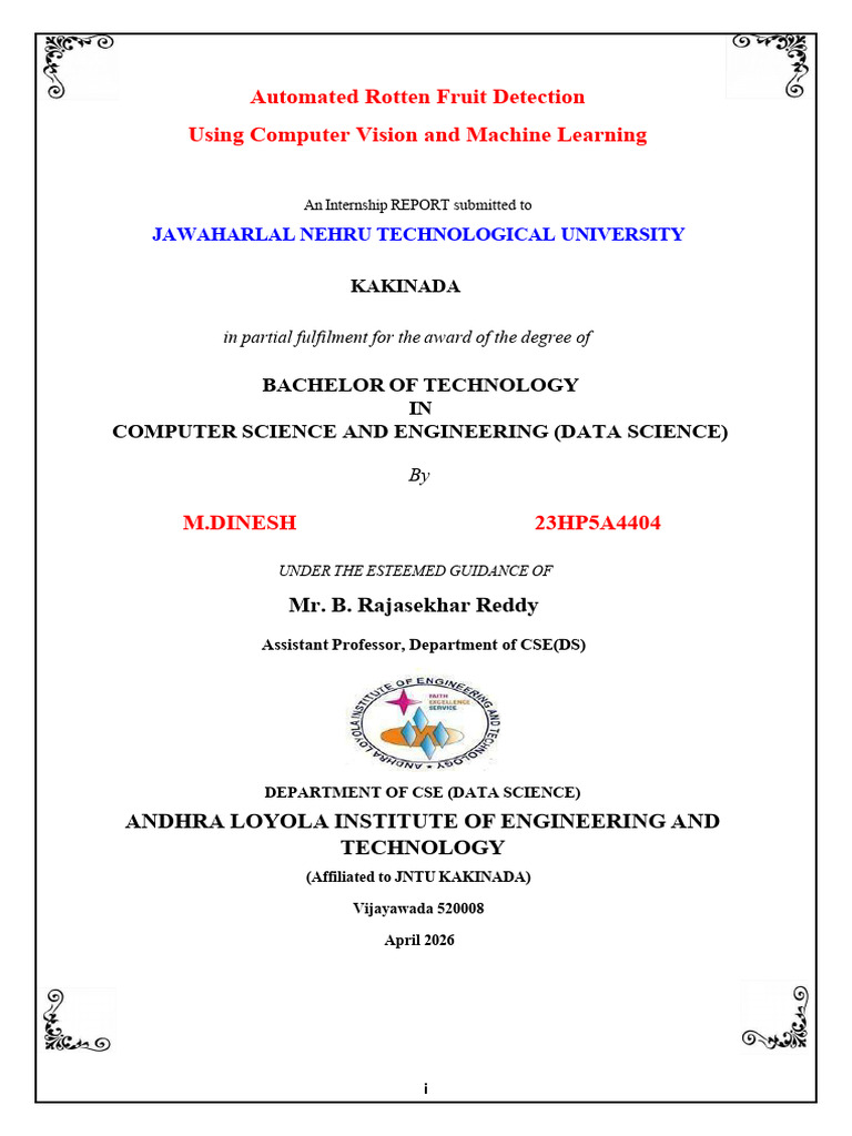 Dinesh Doc | PDF | Deep Learning | Accuracy And Precision