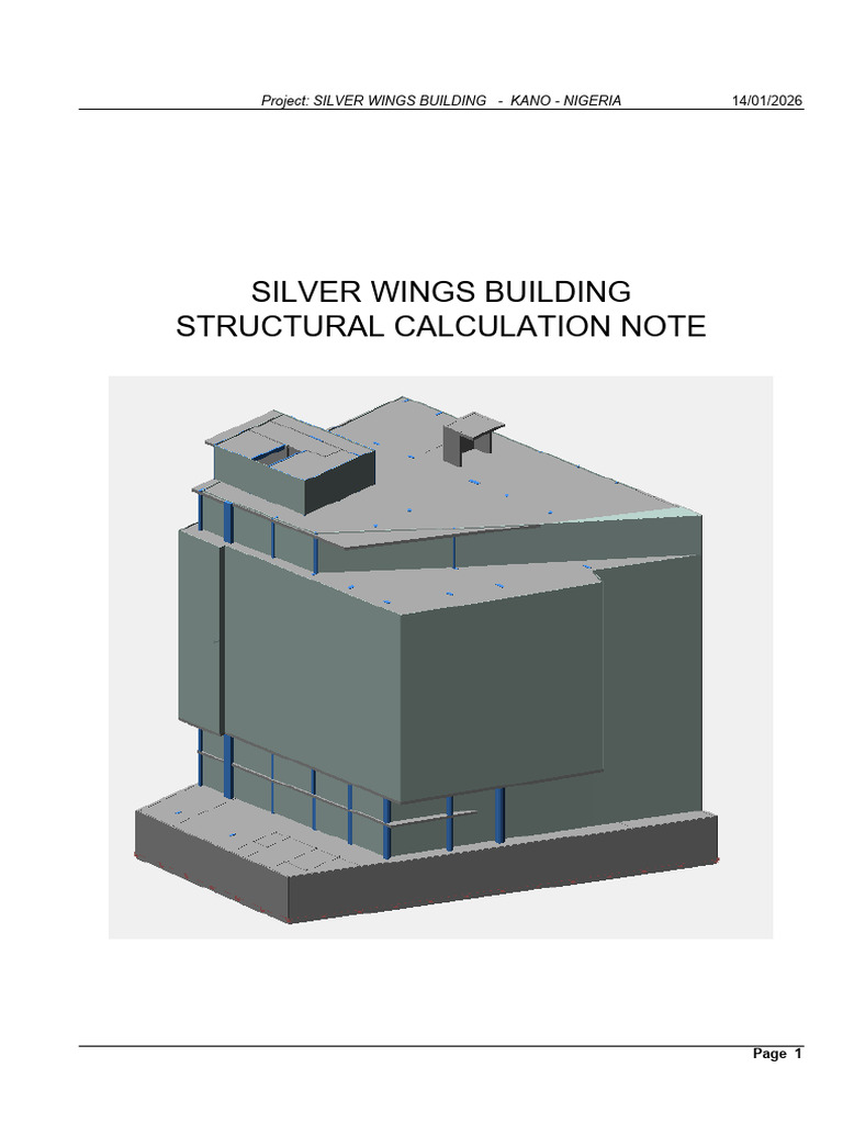 Calculation Note | PDF | Structural Engineering | Mechanical Engineering