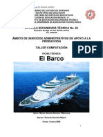 Análisis de Objeto Técnico Del Barco