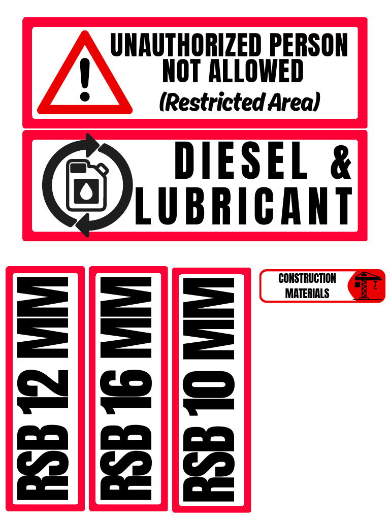 Construction Labels | PDF