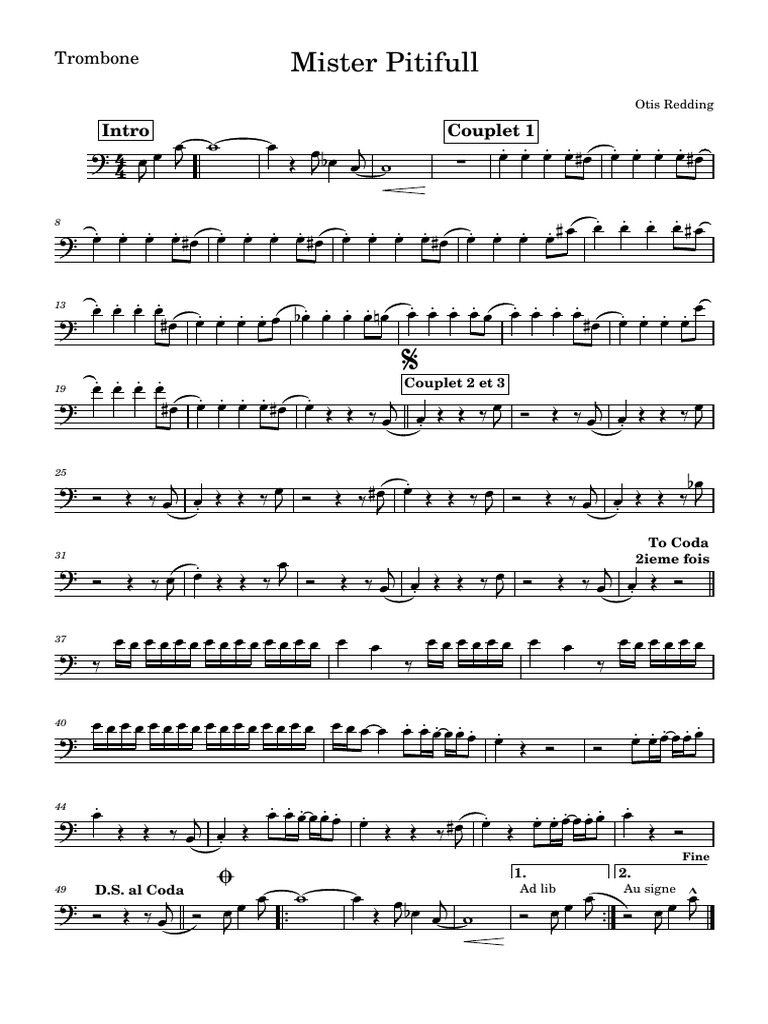 1 Mister Pitifull-Trombone | PDF