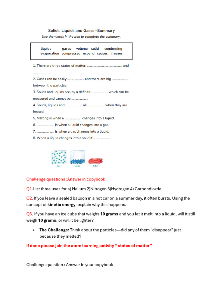 Challenge Questions | PDF