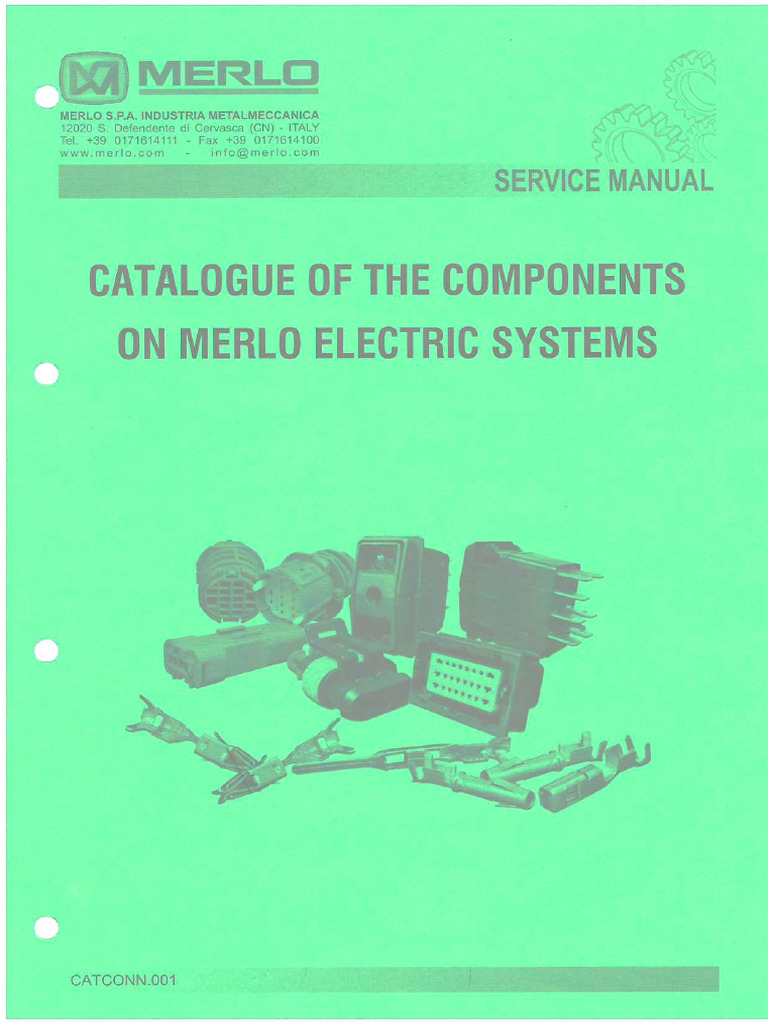 Catalogue of the Component on Merlo Electric System | PDF