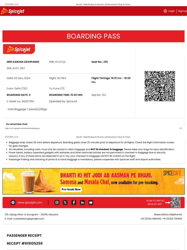 SpiceJet - Flight Booking for Domestic and International, Cheap Air ...