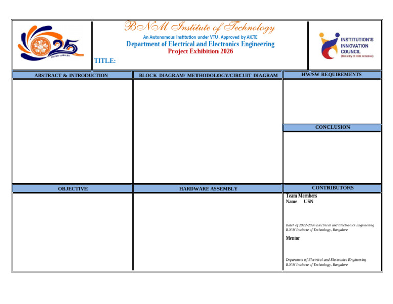 Project Poster Template | PDF