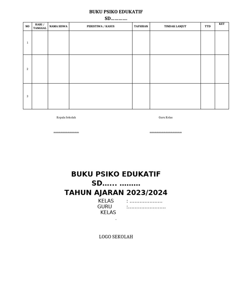 Buku Psiko Edukatif | PDF