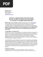 Pri-Med Receives ACCME Accreditation with Commendation