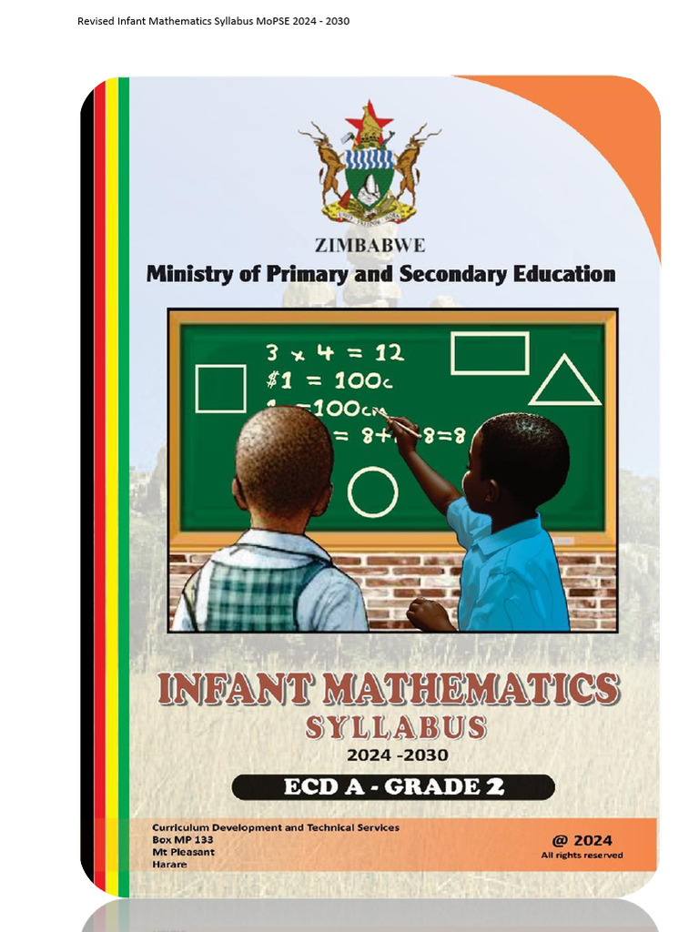 Infant Maths Syllabus | PDF | Shape | Learning
