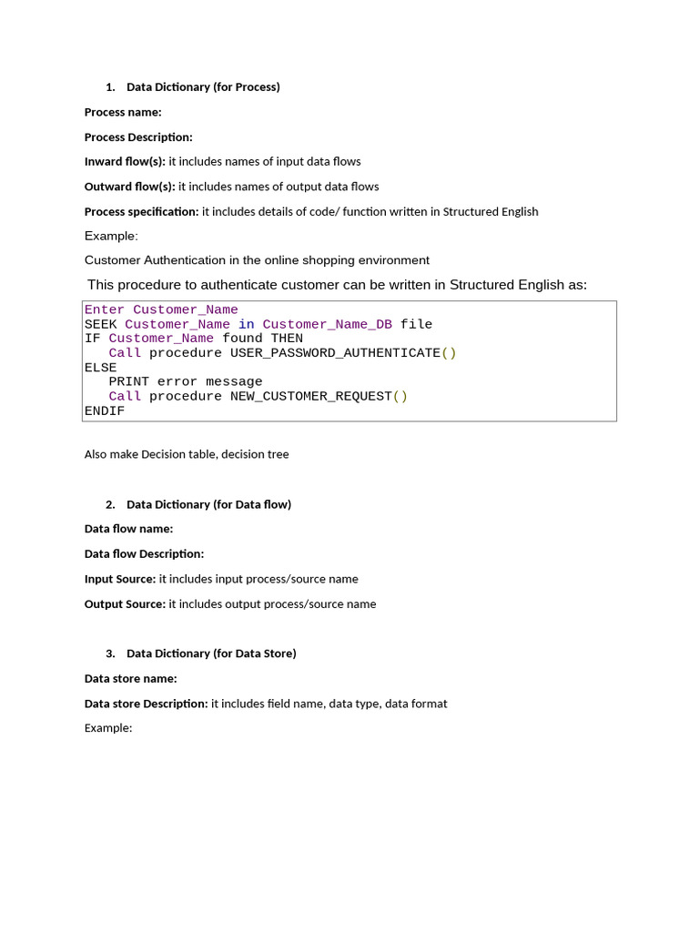 Data Dictionary | PDF