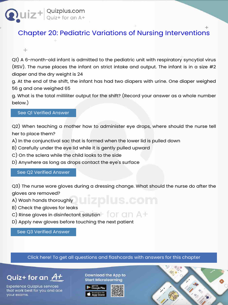 A 6Monthold Infant is Admitted to the Pediatric Unit With Respiratory ...