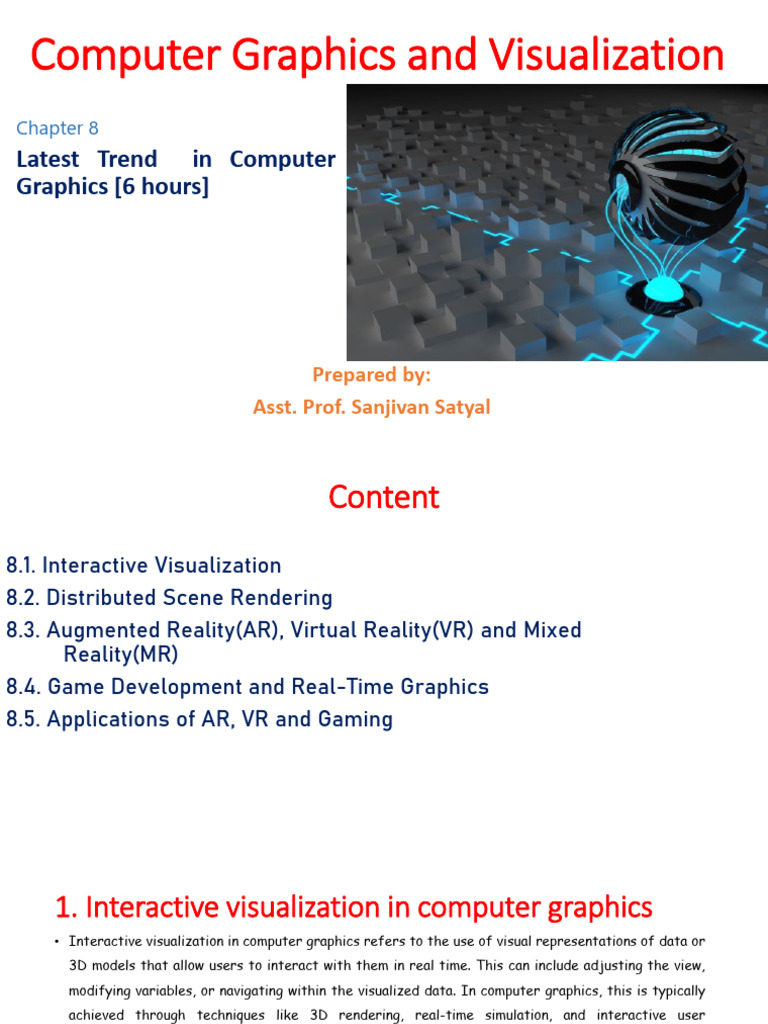 Latest trends in Computer Graphics | PDF | Virtual Reality | Augmented ...