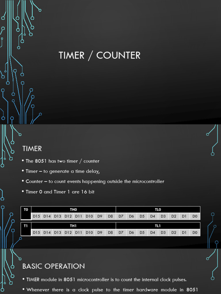 Timer counter | PDF | Central Processing Unit | Classes Of Computers
