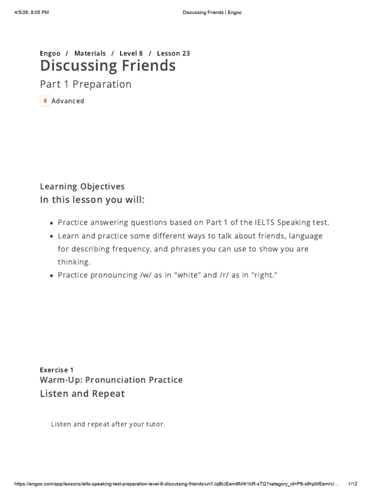 Discussing Friends _ Engoo Portrait | PDF | Adjective | Extraversion ...