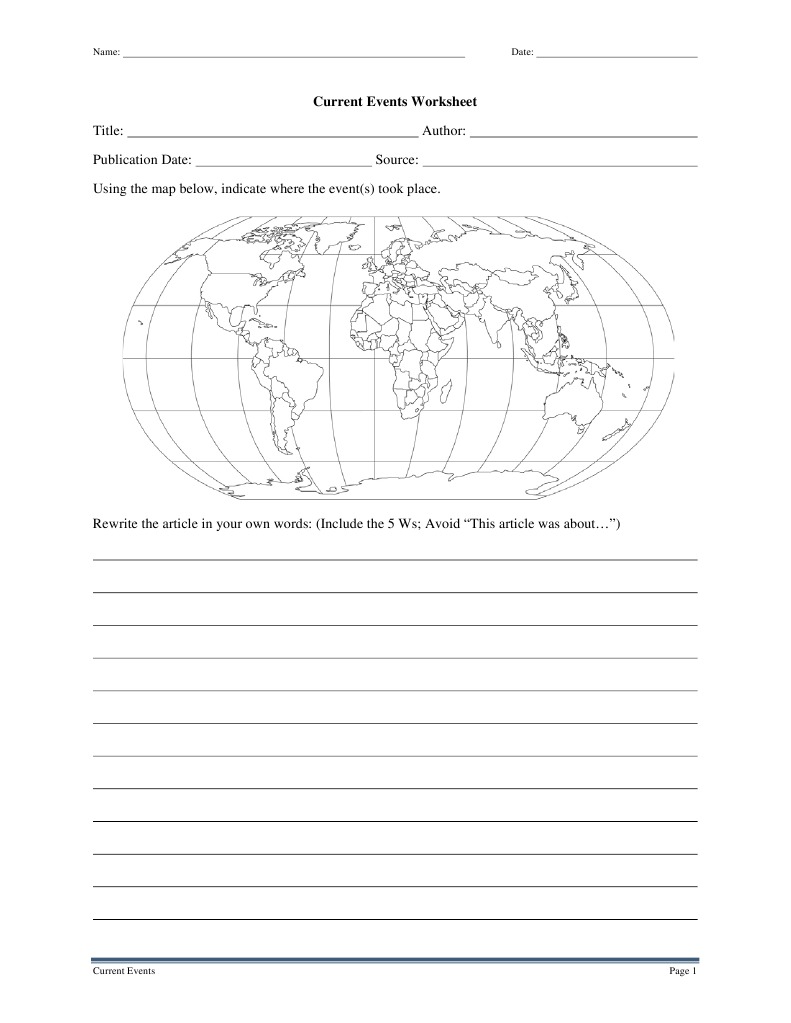 current-events-worksheet-pdf