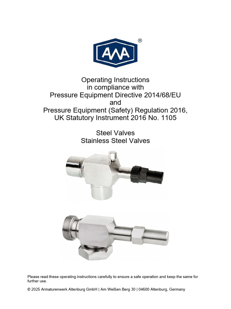 90000715_en | PDF | Valve | Personal Protective Equipment