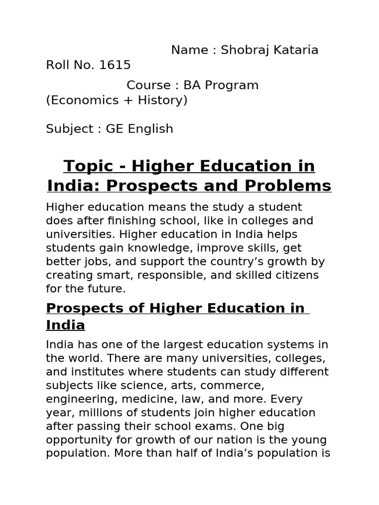 Higher Education[1] | PDF | Economies
