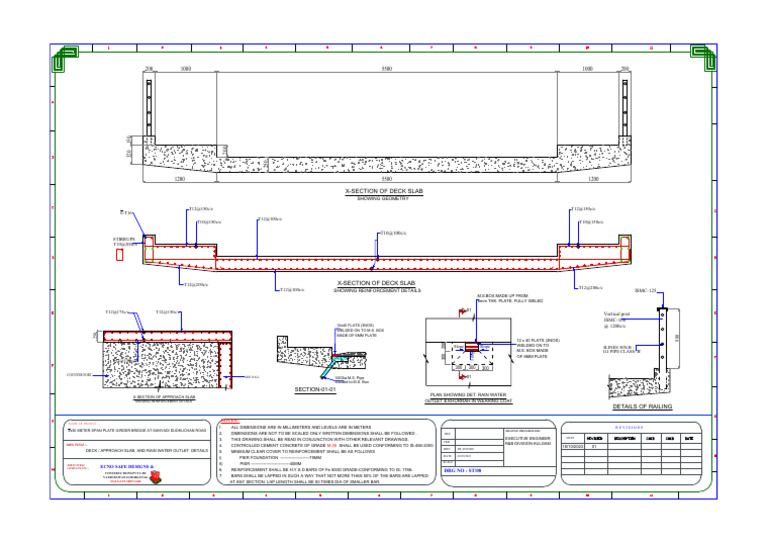 Deck Slab Reinforcement Details | PDF | Building Engineering | Civil ...