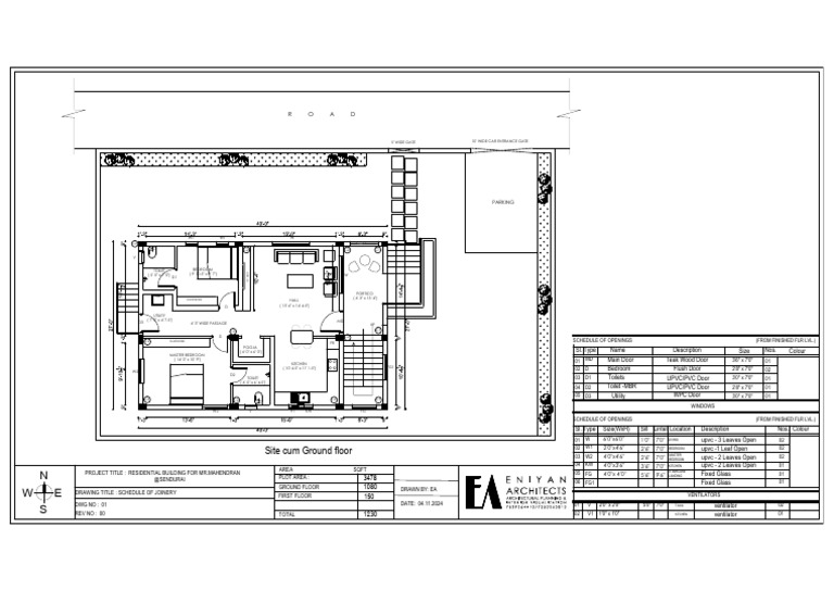 Structural - Mahendran_joinery Schedule-model (3) | PDF | Building ...