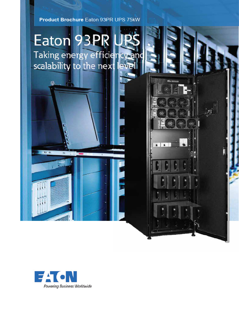 Eaton 93PR Brochure | PDF | Data Center | Scalability