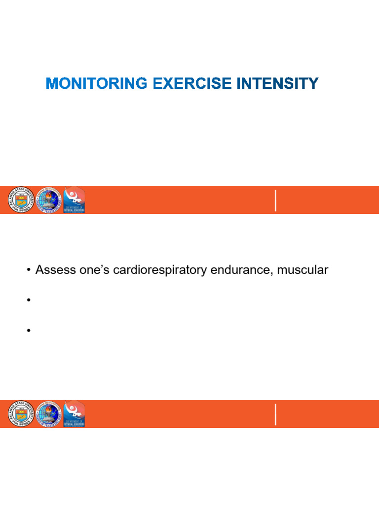 Unit 2 Monitoring Exercise Intensity | PDF | Heart | Muscle Contraction