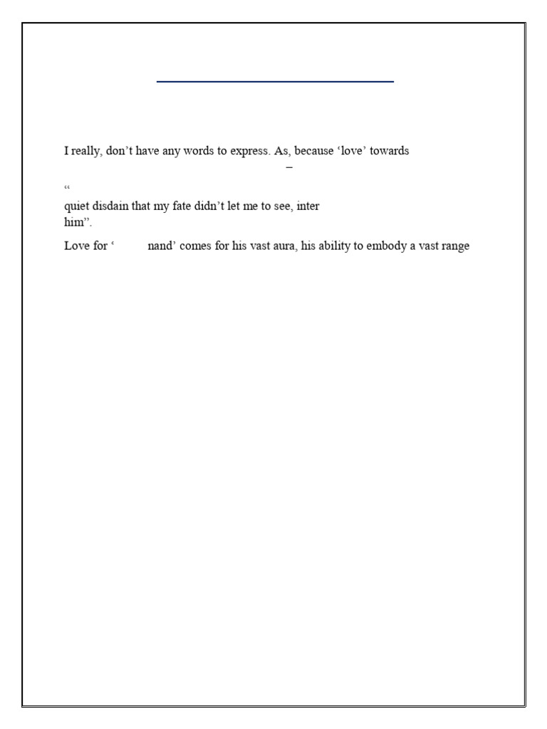 Why Do We Love Dev Sahab So Much | PDF