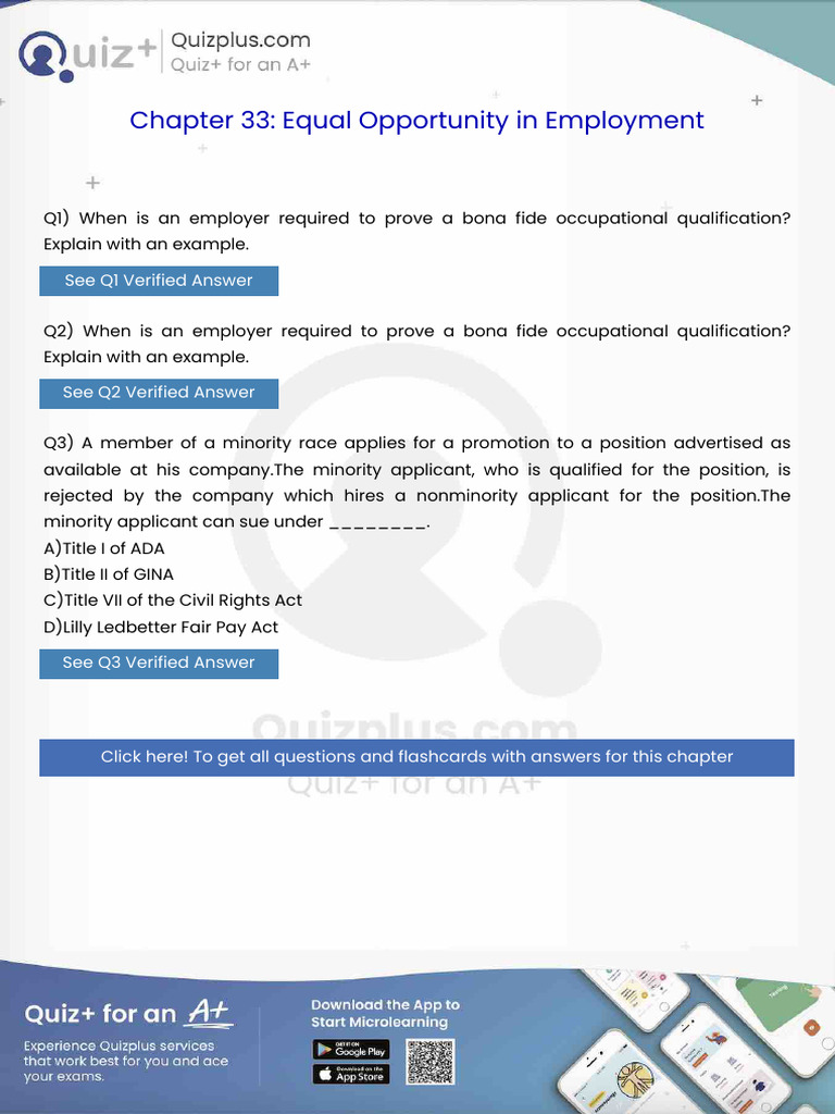 When is an Employer Required to Prove a Bona Fide Occupational ...