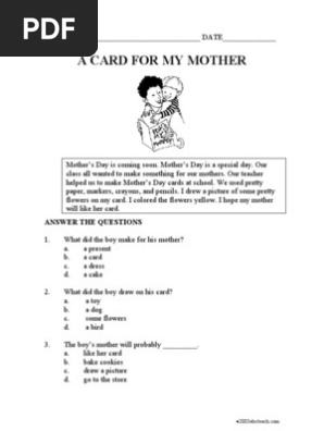 A Card for My Mother