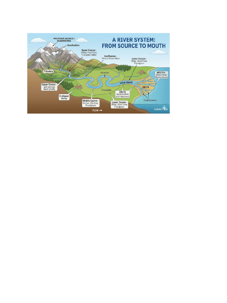 Create a Diagram of a River System | PDF