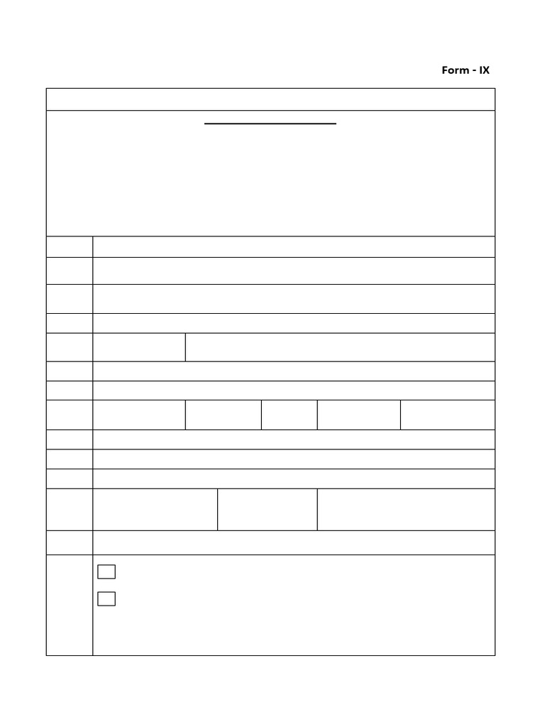 Form-IX (1) (1) | PDF | Heart | Medicine