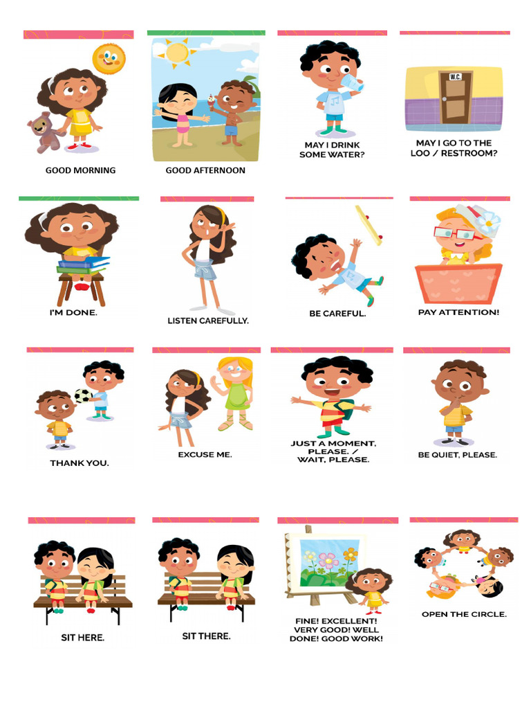 Classroom Language Practice | PDF