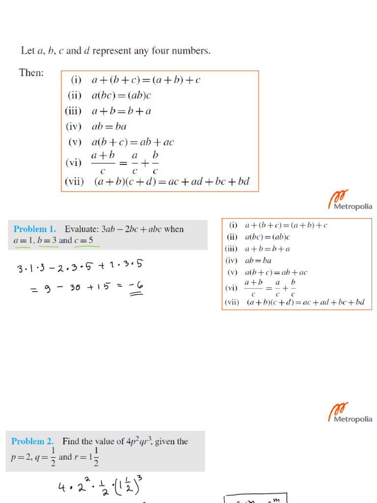 02_Algebra | PDF