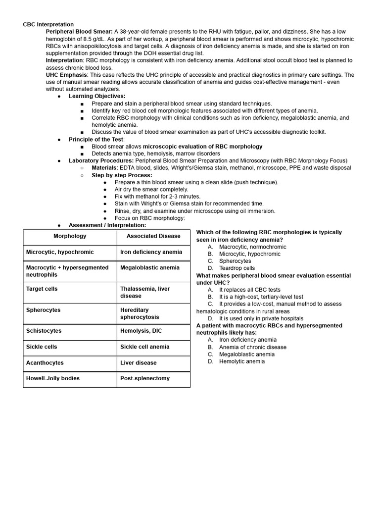 Clinical Pathology | PDF | Anemia | White Blood Cell