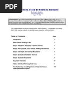 A Practical Guide To Critical Thinking-Haskins