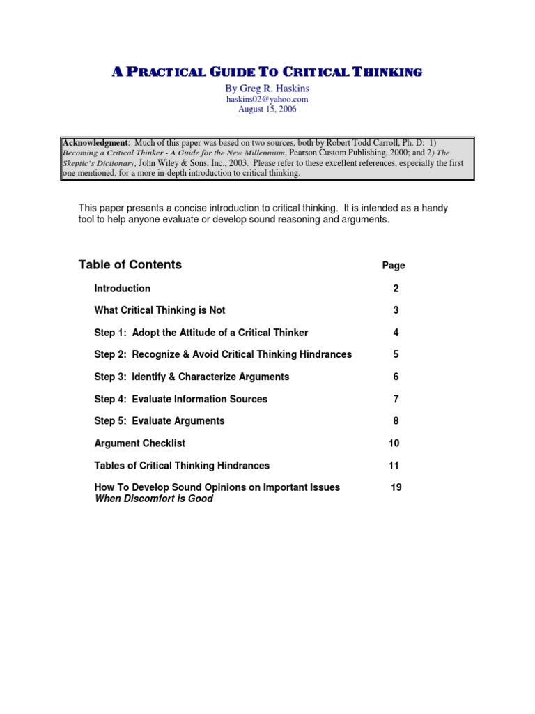 Clearer thoughts image