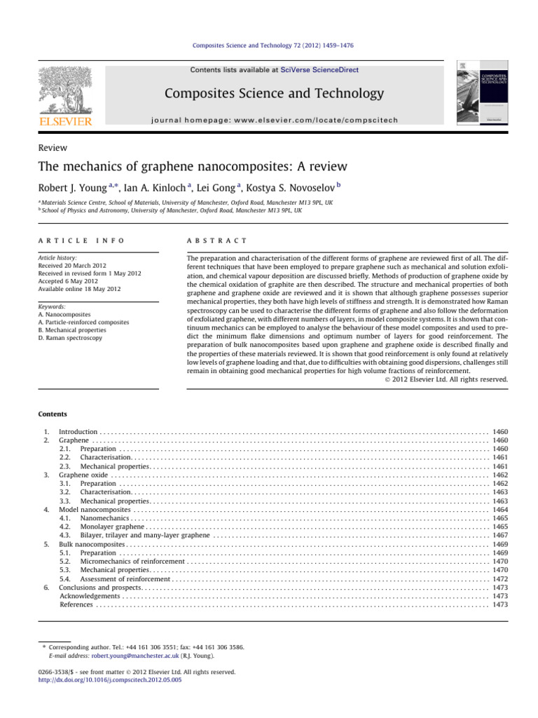 graphene nanocomposites | PDF | Graphene | Raman Spectroscopy