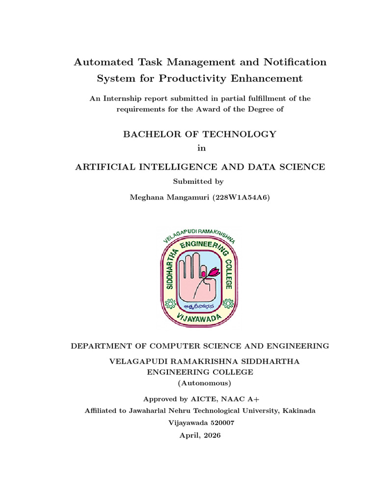 Internship Report | PDF | Web Development | Software Development