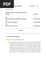 Notice of Bar Under Rule 35(14) | PDF